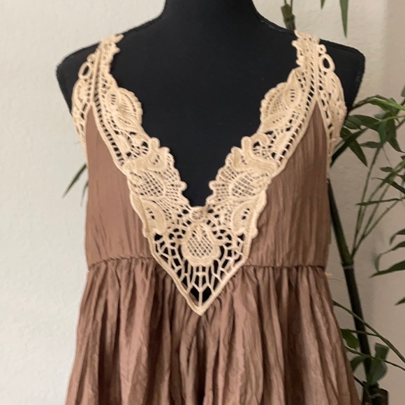 EUC FREE PEOPLE BREATHLESS DRESS - Picture 3 of 11